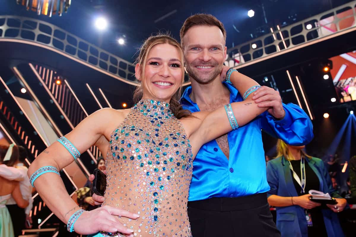 Jana Wosnitza und Vadim Garbuzov bei Let's dance am 23.2.2024