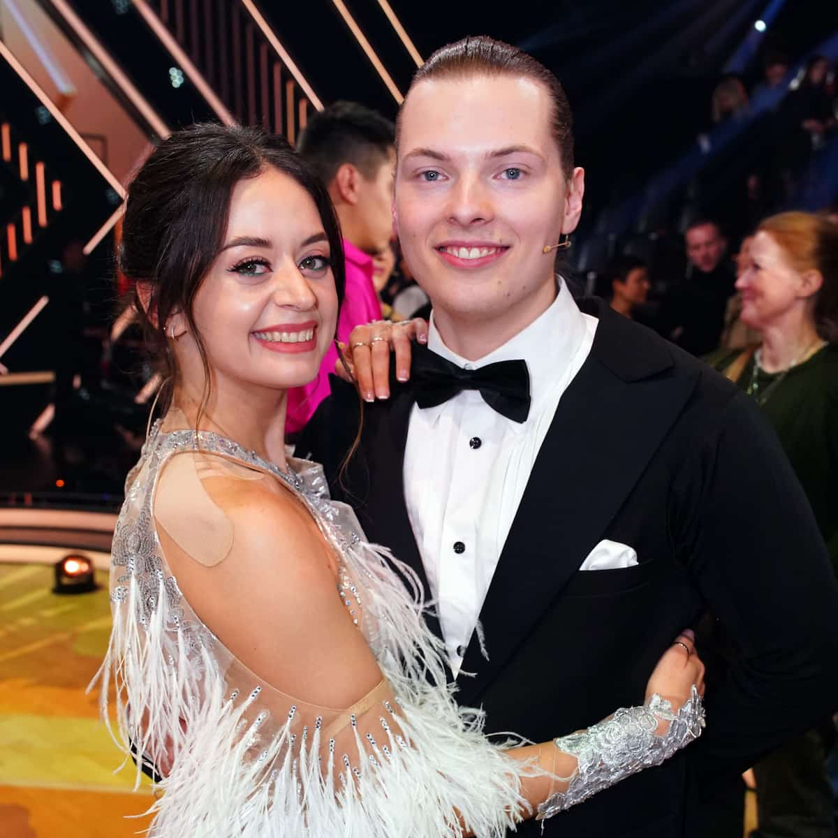 Malika Dzumaev und Gabriel Kelly bei Let's dance am 23.2.2024