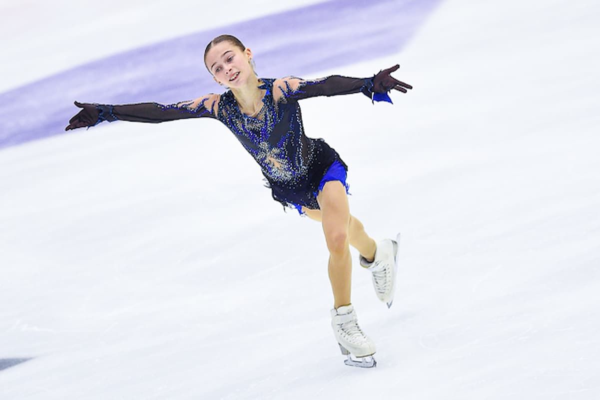 Margarita Basylyuk - Platz 1 im Kurzprogramm bei der Russischen Junioren-Meisterschaft Eiskunstlauf 2024