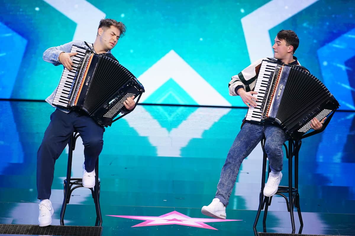 Marius Staible und Daniel Roth beim Supertalent am 10.2.2024