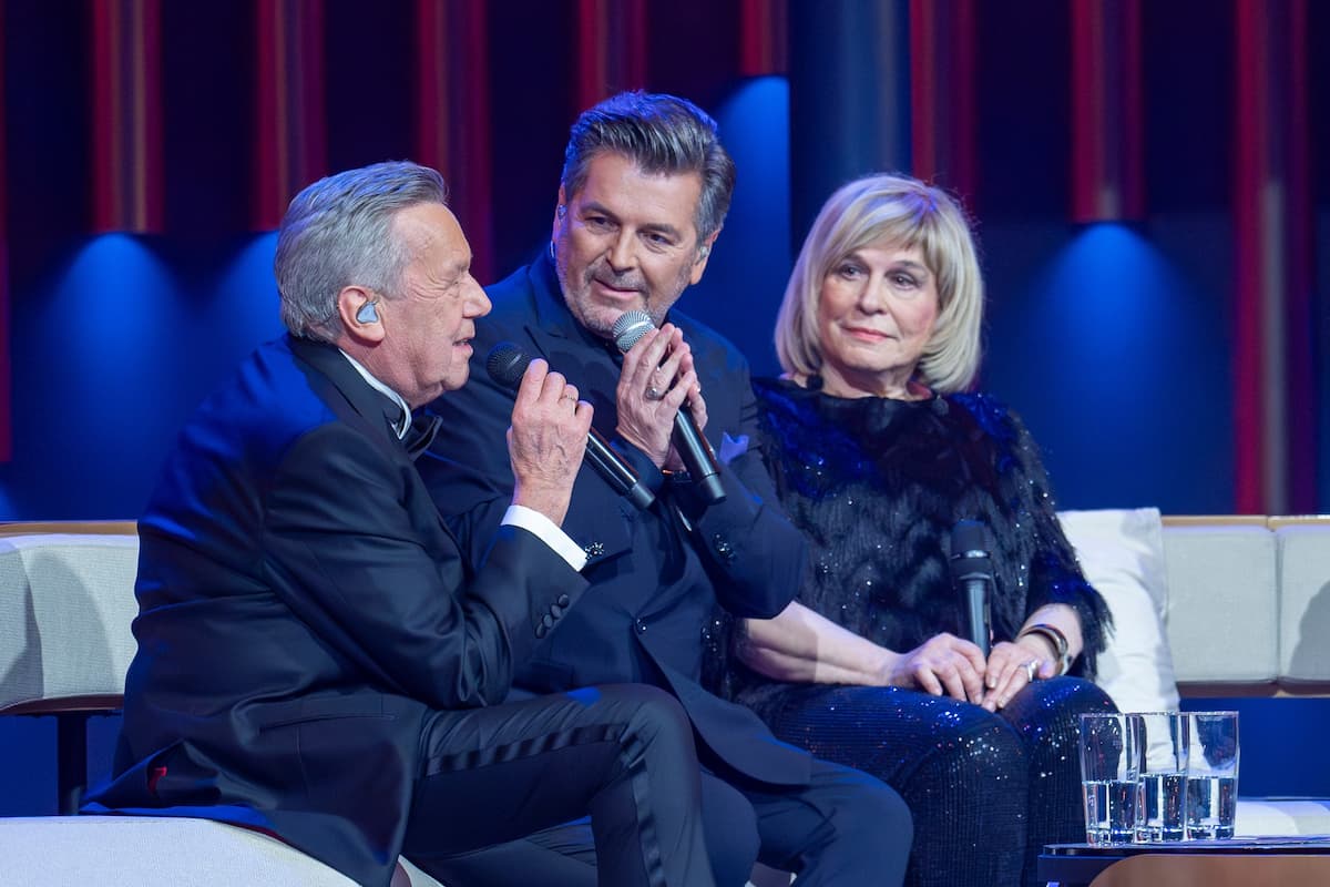 Roland Kaiser mit Thomas Anders und Mary Roos bei Roland Kaiser am 24.2.2024