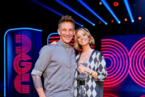 Die große Chance 15.3.2024 - Alle Kandidaten der ORF-Talent-Show - hier im Bild die Moderatoren Andi Knoll und Fanny Stapf