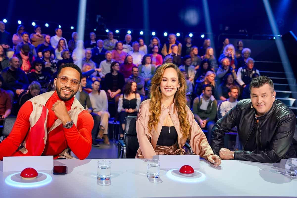 Jury Die große Chance 15.3.2024 - Cesar Sampson, Sasa Schwarzjirg und Marc Pircher