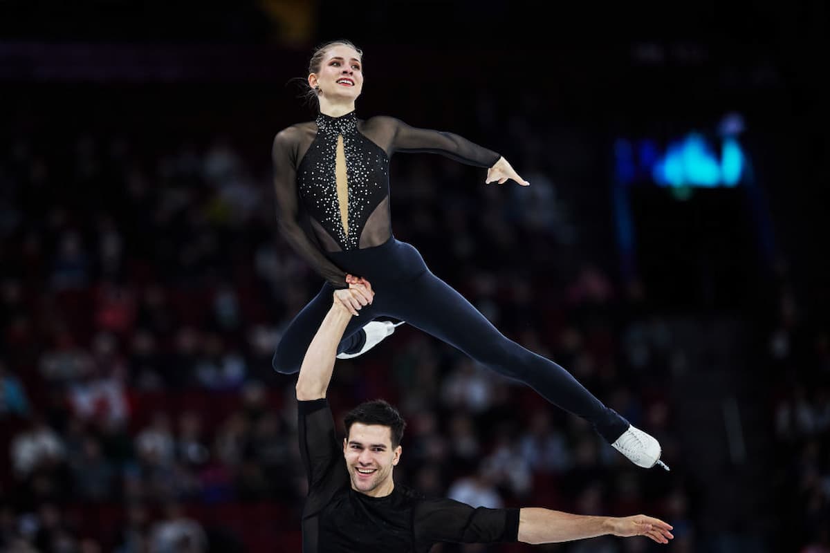 Minerva Fabienne Hase & Nikita Volodin aus Deutschland in der Kür - Platz 3 bei der Eiskunstlauf-WM 2024