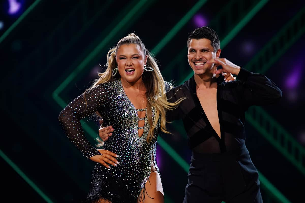 Sophia Thiel und Alexandru Ionel bei Let's dance 1.3.2024