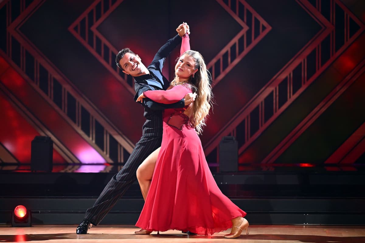 Sophia Thiel und Alexandru Ionel bei Let's dance am 15.3.2024