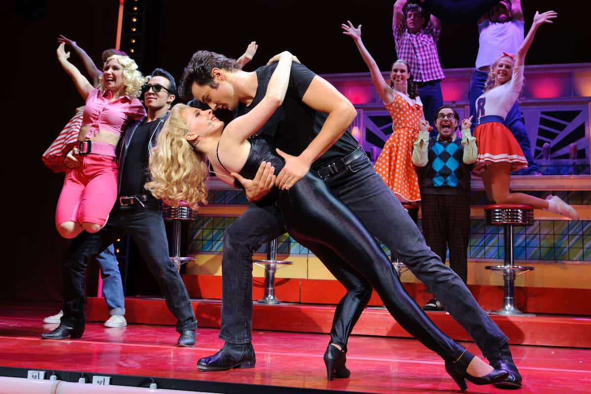 Grease Musical - berühmte Szene mit Sandy und Danny