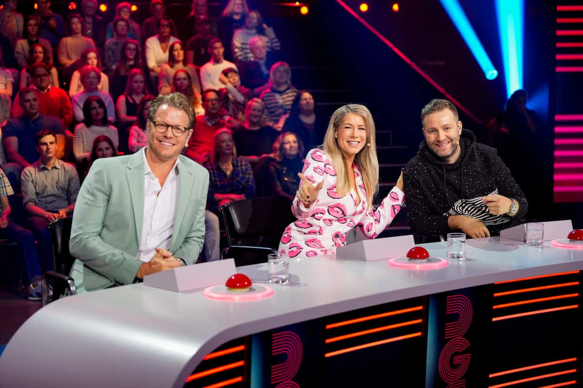 Jury bei Die große Chance am 19.4.2024 - Jury-Mitglieder Mark Seibert, Simone Stelzer und Josh