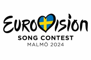 ESC 2024 1. Halbfinale 7.5.2024 Startliste, Ergebnisse, Songs, Künstler - hier im Bild das ESC-Logo für Malmö 2024