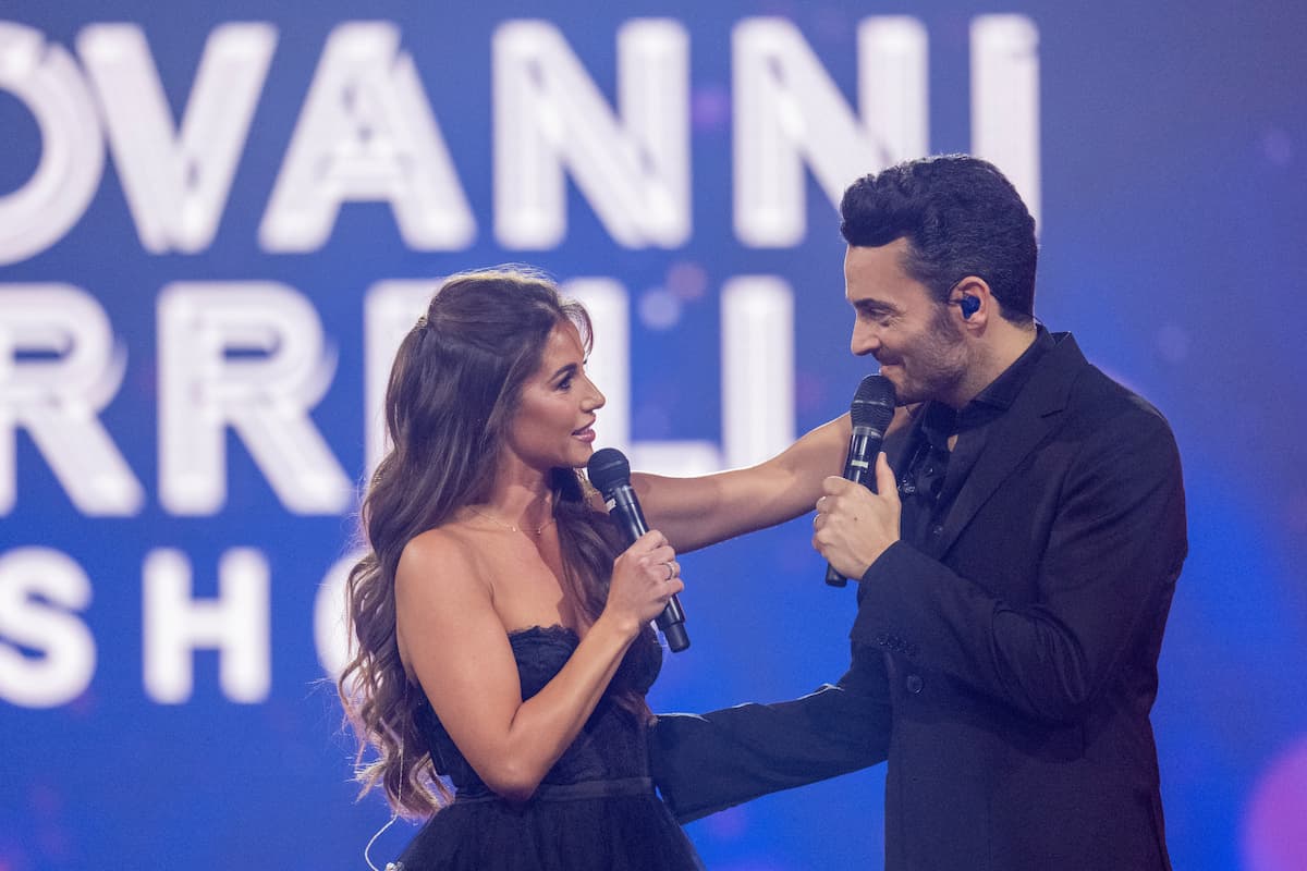 Sarah Engels und Giovanni Zarrella in der Show am 4.5.2024