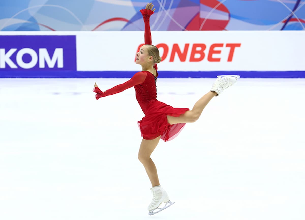 Veronika Yametova - Platz 2 bei den Frauen beim Eiskunstlauf Grand Prix 2024 in Kasan
