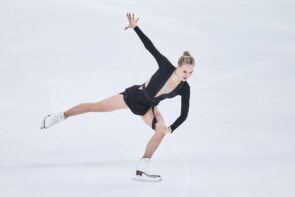 Eiskunstlauf EM 2025 - Anastasiia Gubanova aus Georgien im Kurzprogramm