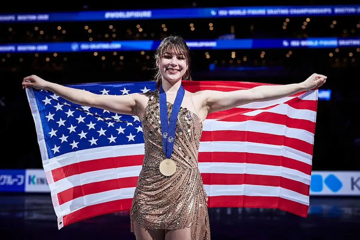 Alysa Liu aus den USA - Eiskunstlauf-Weltmeisterin 2025