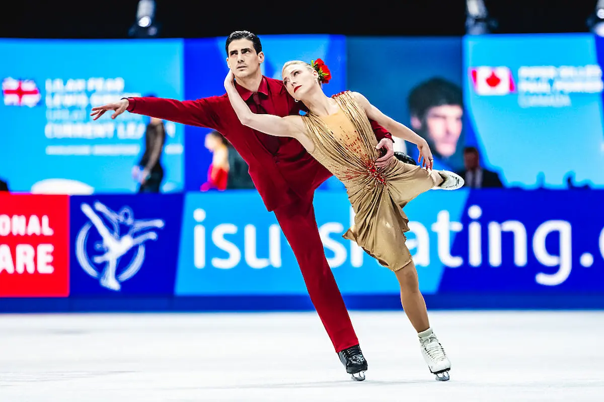 Piper Gilles - Paul Poirier aus Kanada - Platz 2 Eistanz-Paare Eiskunstlauf-WM 2025
