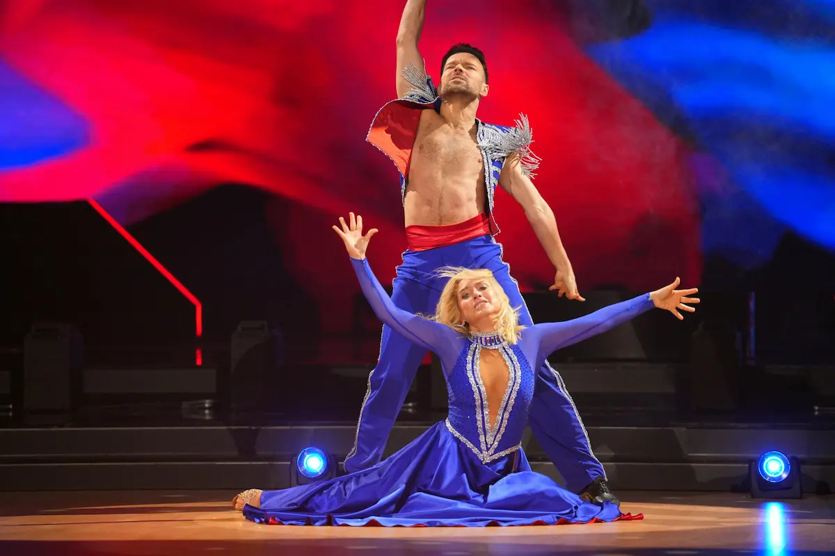 Jeanette Biedermann und Vadim Garbuzov bei Let's dance 25.4.2025