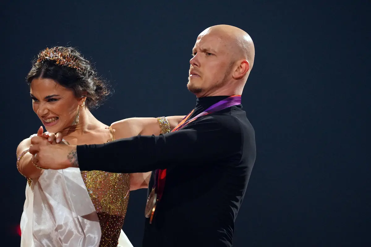 Anastasia Maruster und Fabian Hambüchen beim Freestyle Let's dance am 2.5.2025
