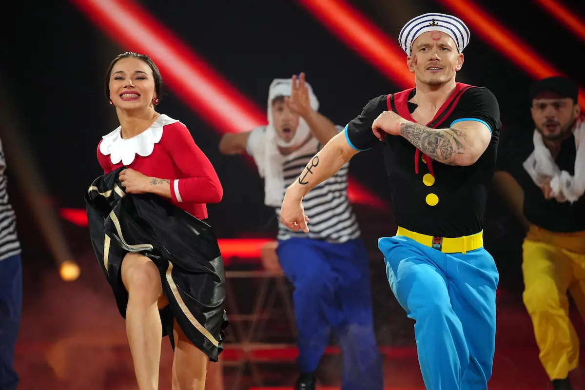 Anastasia Maruster und Fabian Hambüchen in der Kür - Finale Let's dance am 23.5.2025