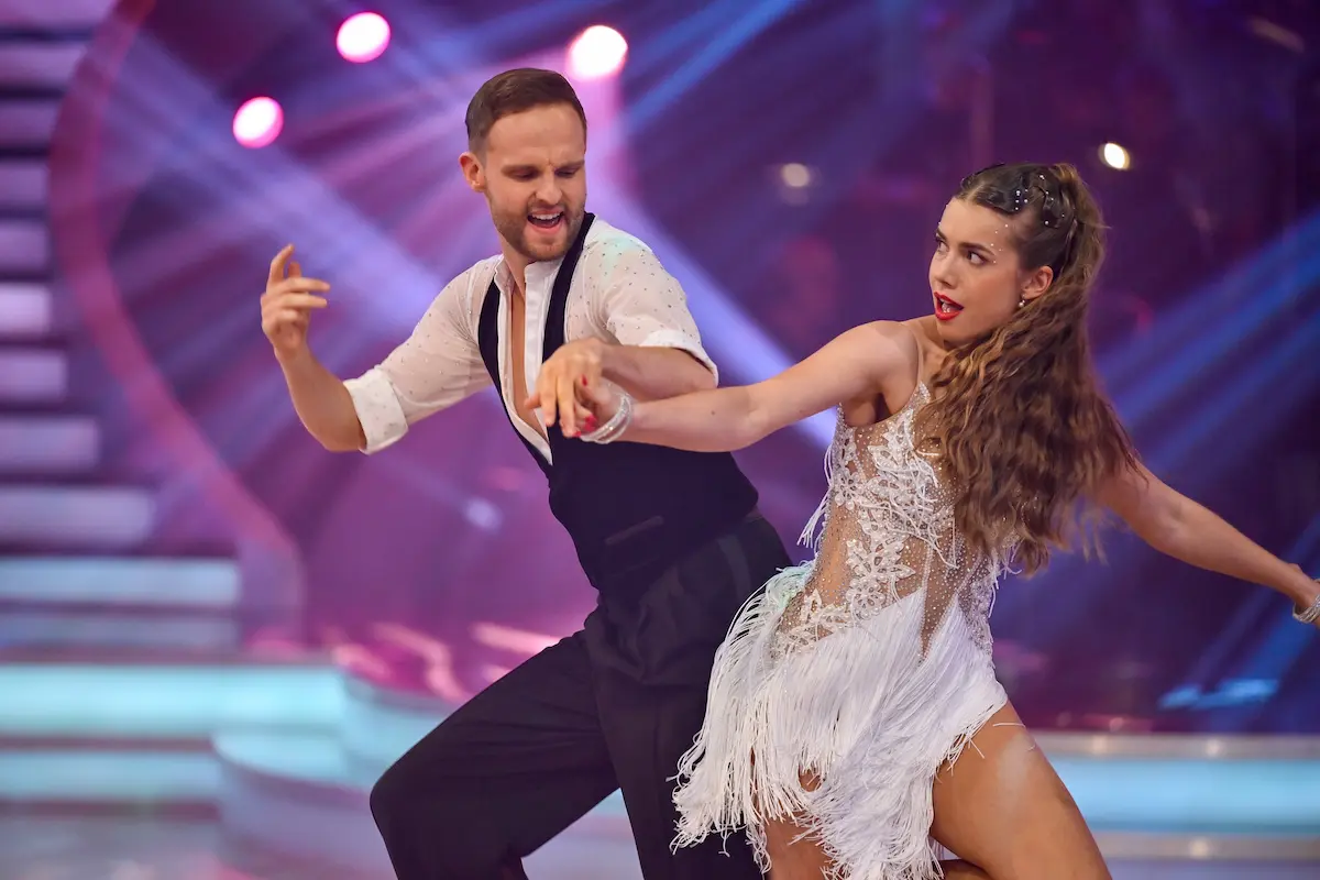 Dancing Stars am 9.5.2025 - Anna Strigl und Herby beim Jive