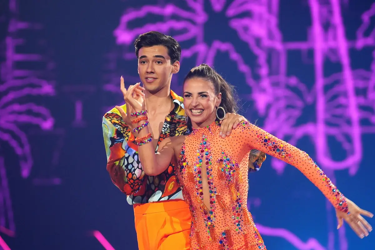 Diego Pooth und Ekaterina Leonova beim Cha Cha Cha im Finale Let's dance am 23.5.2025