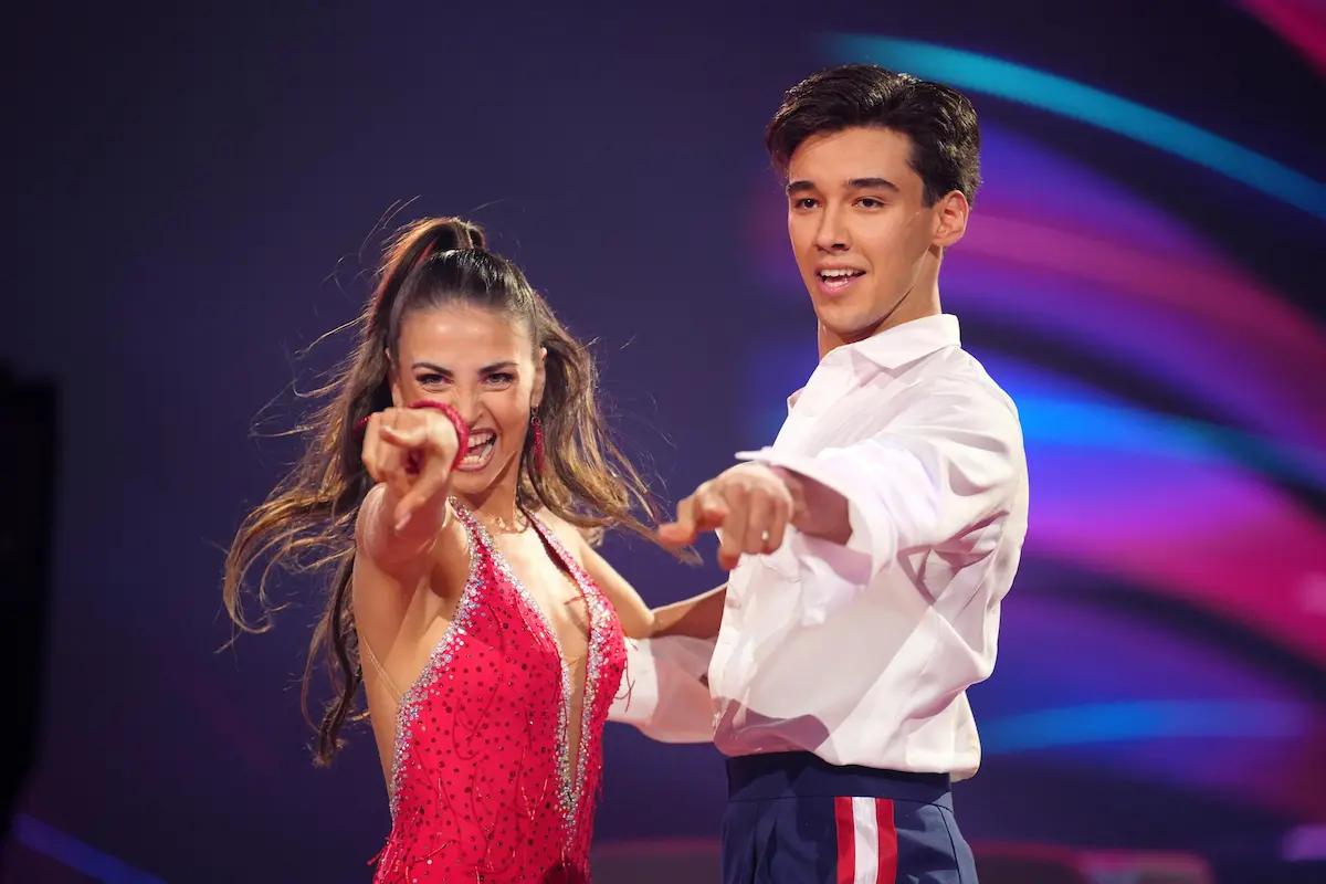 Ekaterina Leonova und Diego Pooth bei der Salsa Let's dance am 16.5.2025