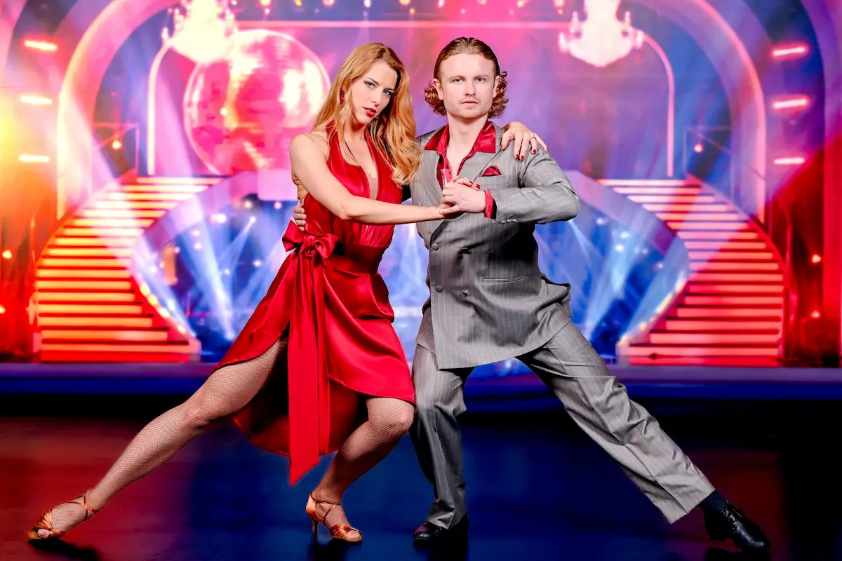 Finale Dancing Stars am 23.5.2025 - Catharina Malek und Paulus Bohl im Kür-Outfit
