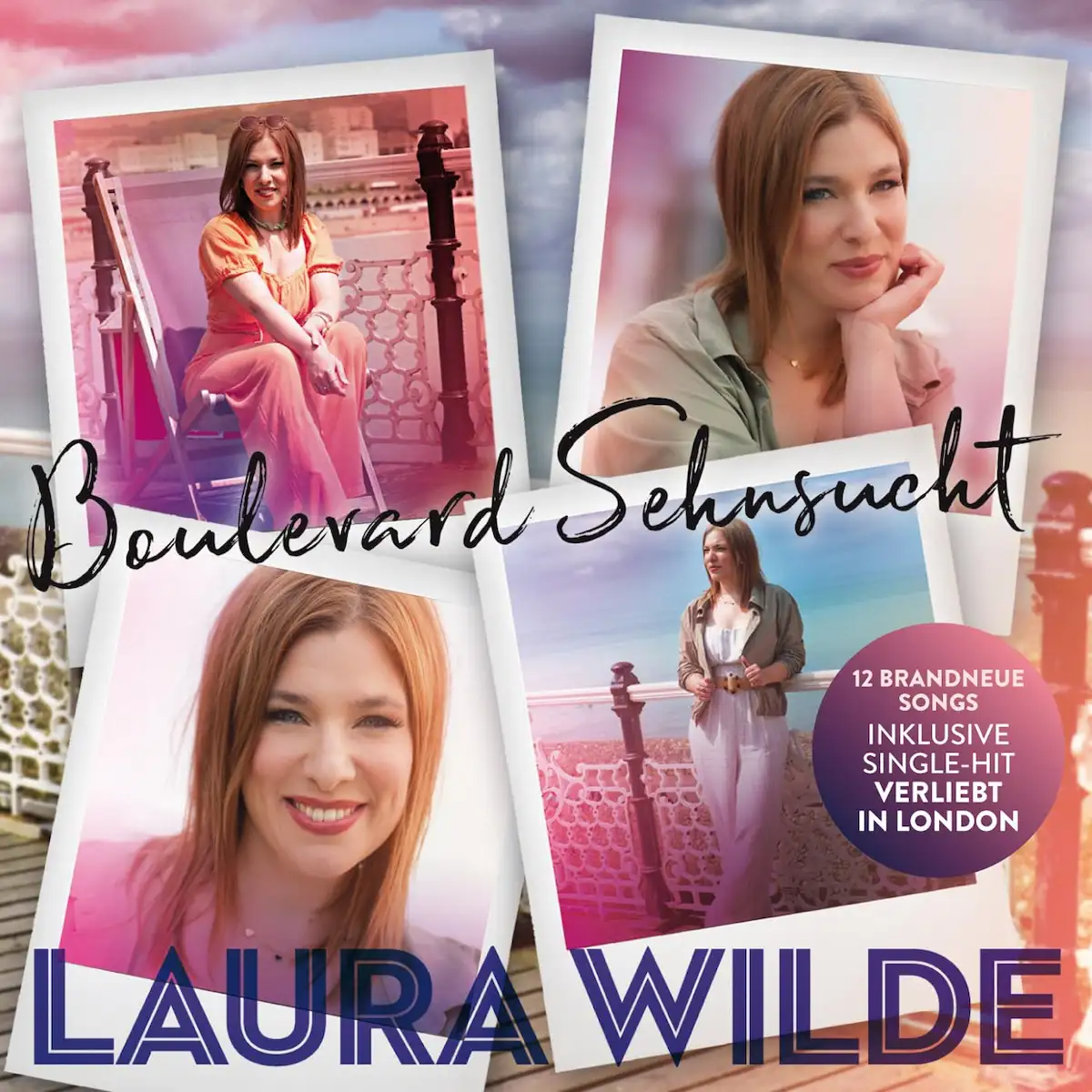 Laura Wilde CD “Boulevard Sehnsucht” 2025 - Album-Cover