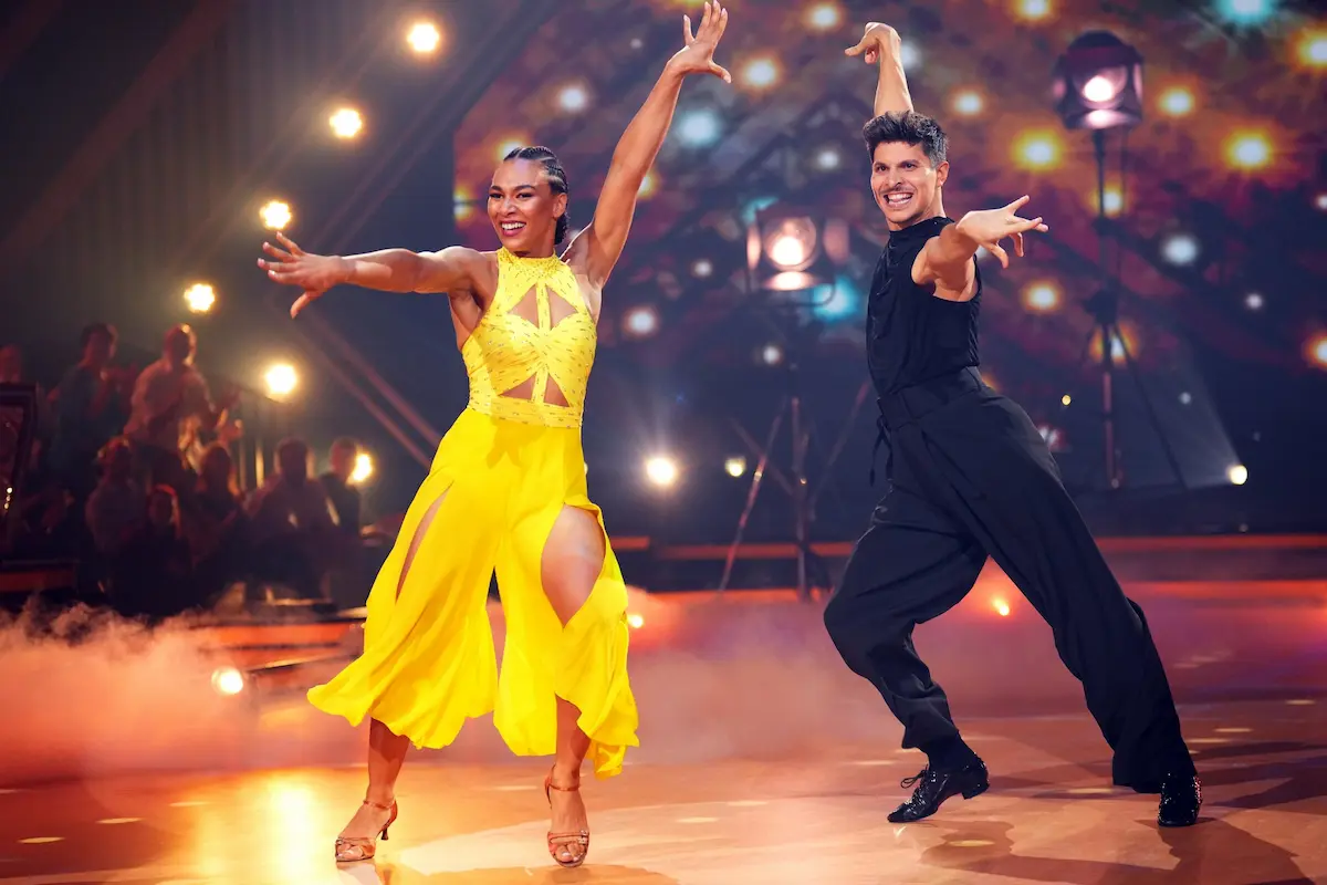Marie Mouroum und Alexandru Ionel beim Freestyle Let's dance am 2.5.2025