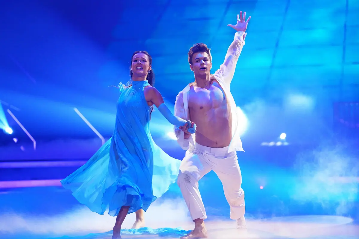 Taliso Engel und Patricija Ionel beim Freestyle Let's dance am 2.5.2025