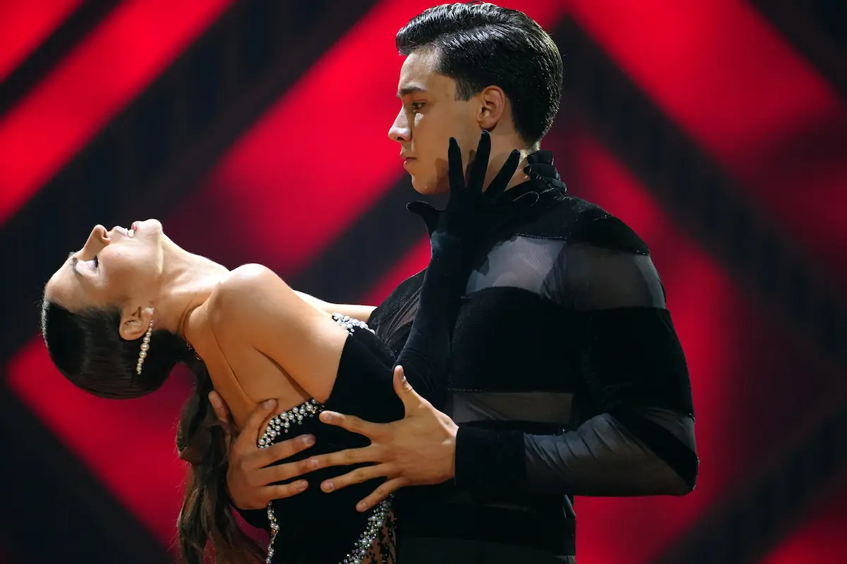 Tango von Ekaterina Leonova und Diego Pooth bei Let's dance am 16.5.2025
