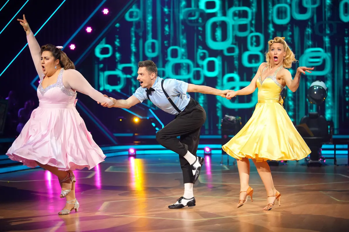 Trio-Jive von Sandra Safiulov (selfiesandra) mit Zsolt Sandor Cseke und Kathrin Menzinger