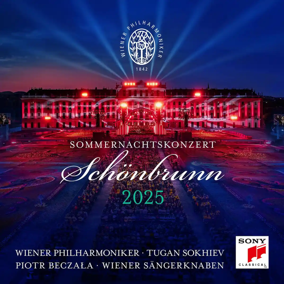 CD Sommernachtskonzert 2025 Wiener Philharmoniker - im Bild das CD-Cover