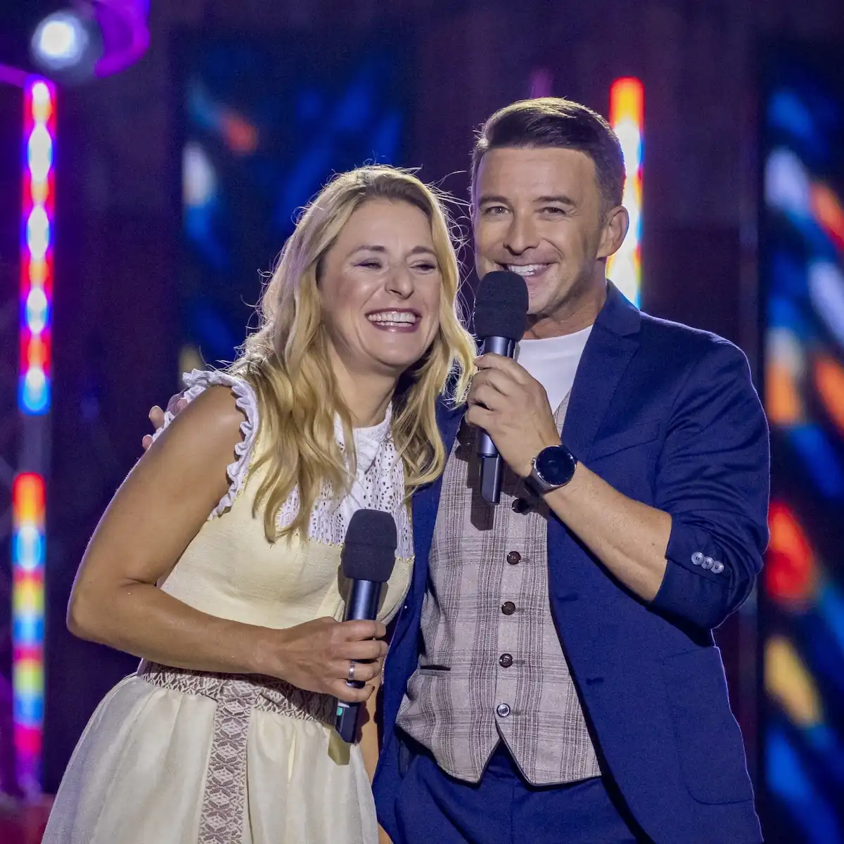 Marco Ventre und Stefanie Hertel bei Wenn die Musi spielt Sommer 2025
