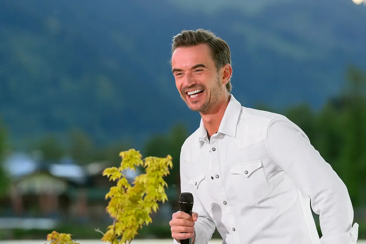 Schlagerboom am 21.6.2025 - Gäste bei Florian Silbereisen in Kitzbühel - hier im Bild Moderator Florian Silbereisen