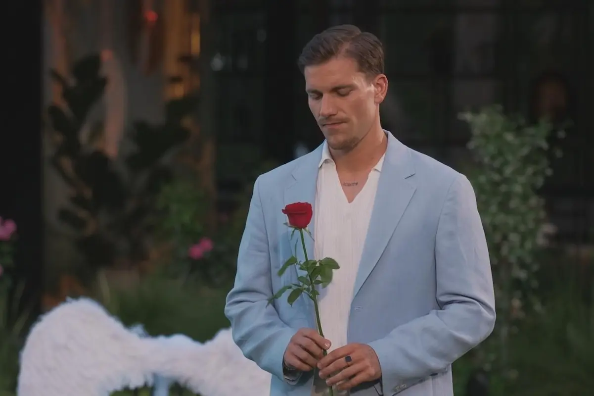 Felix in der Nacht der Rosen vor der Entscheidung, wer raus ist beim Bachelor 13.8.2025