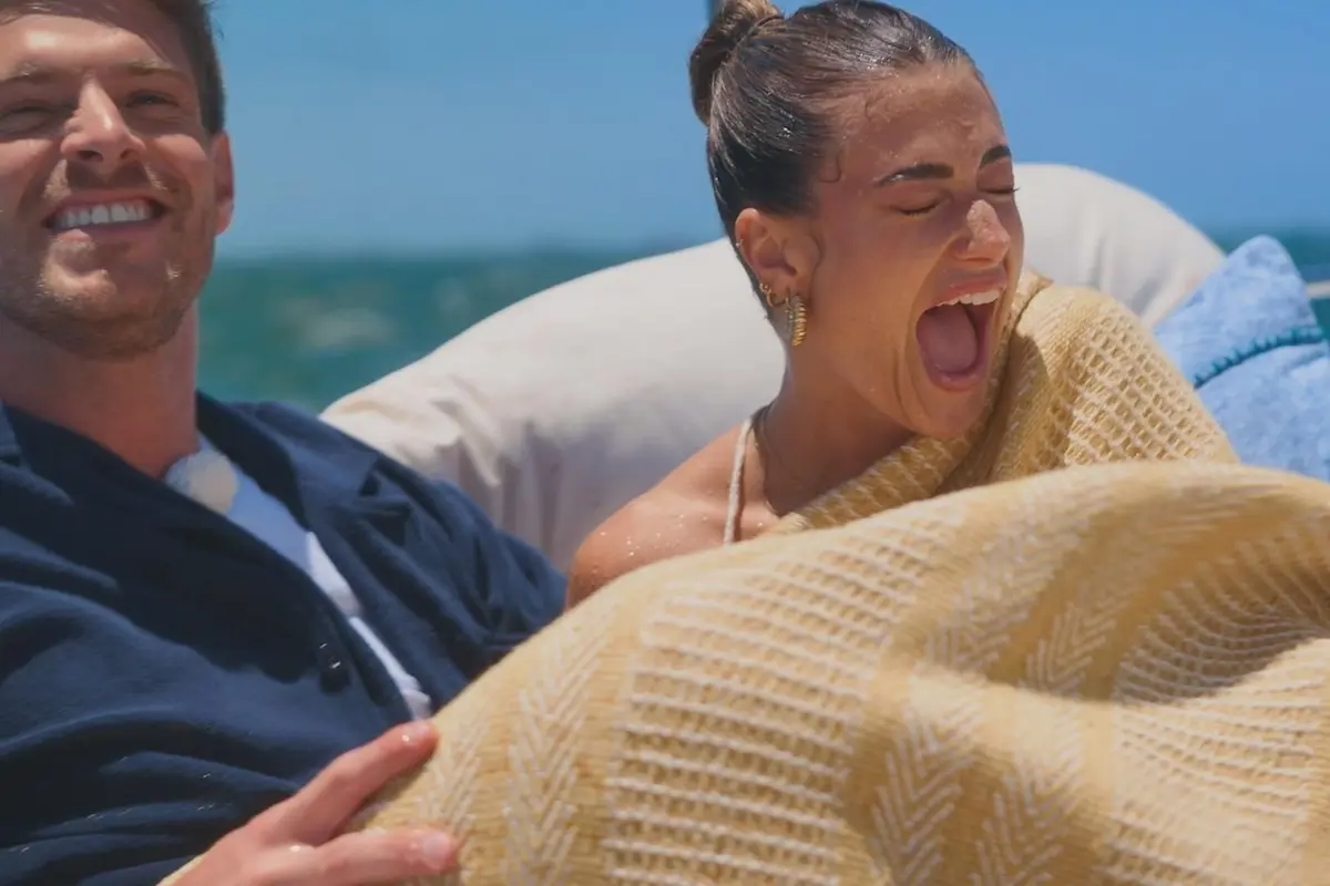 Martin und Lena bei Bachelors 20.8.2025 auf dem Katamaran