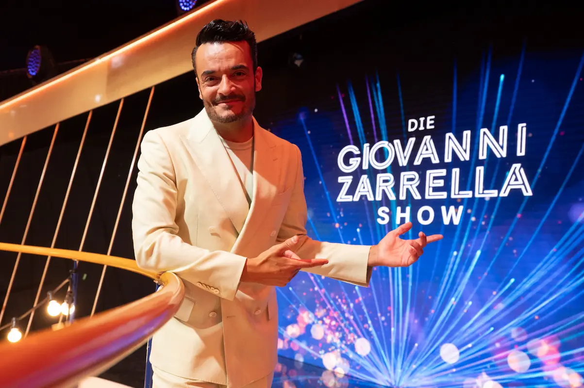 Moderator Giovanni Zarrella am 23.8.2025