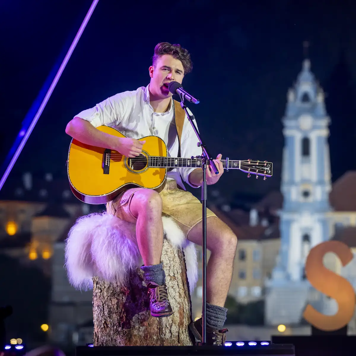 Chris Steger bei der Starnacht aus der Wachau 2025