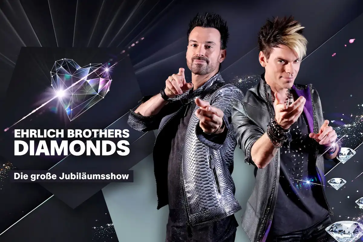 Ehrlich Brothers am 27. September 2025 im ZDF - hier im Bild Andreas Ehrlich und Chris Ehrlich