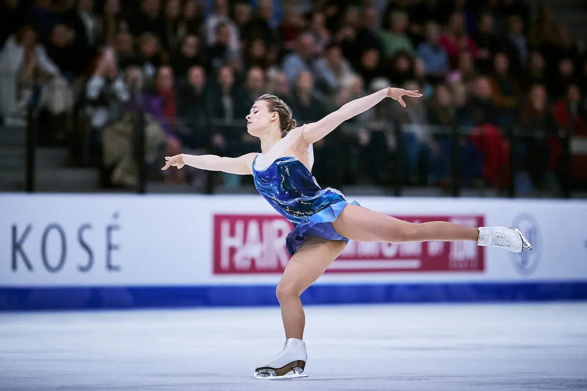 Eiskunstlauf Olympia-Qualifikation Peking 19.–21. September 2025 Ergebnisse, Vorschau, Zeitplan, Übertragungen - hier im Bild die Eiskunstläuferin Anastasiia Gubanova
