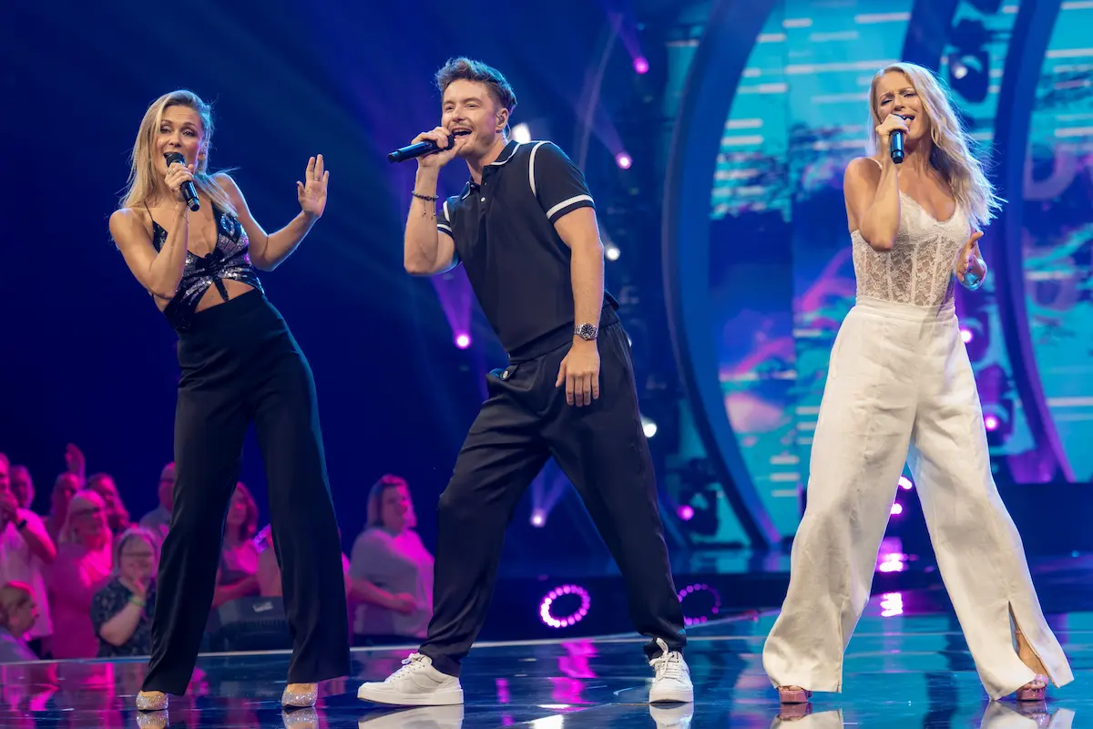 Linda Hesse, Tim Peters und Julia Lindholm am 20. September 2025 im ZDF