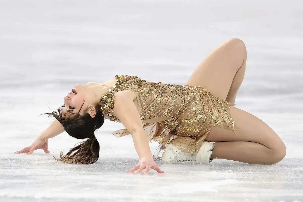 Eiskunstlauf Grand Prix China 24.–26. Oktober 2025 Ergebnisse, Zeitplan, Übertragungen - hier im Bild die amtierende Eiskunstlauf-Weltmeisterin Alysa Liu aus den USA (Archiv-Bild)