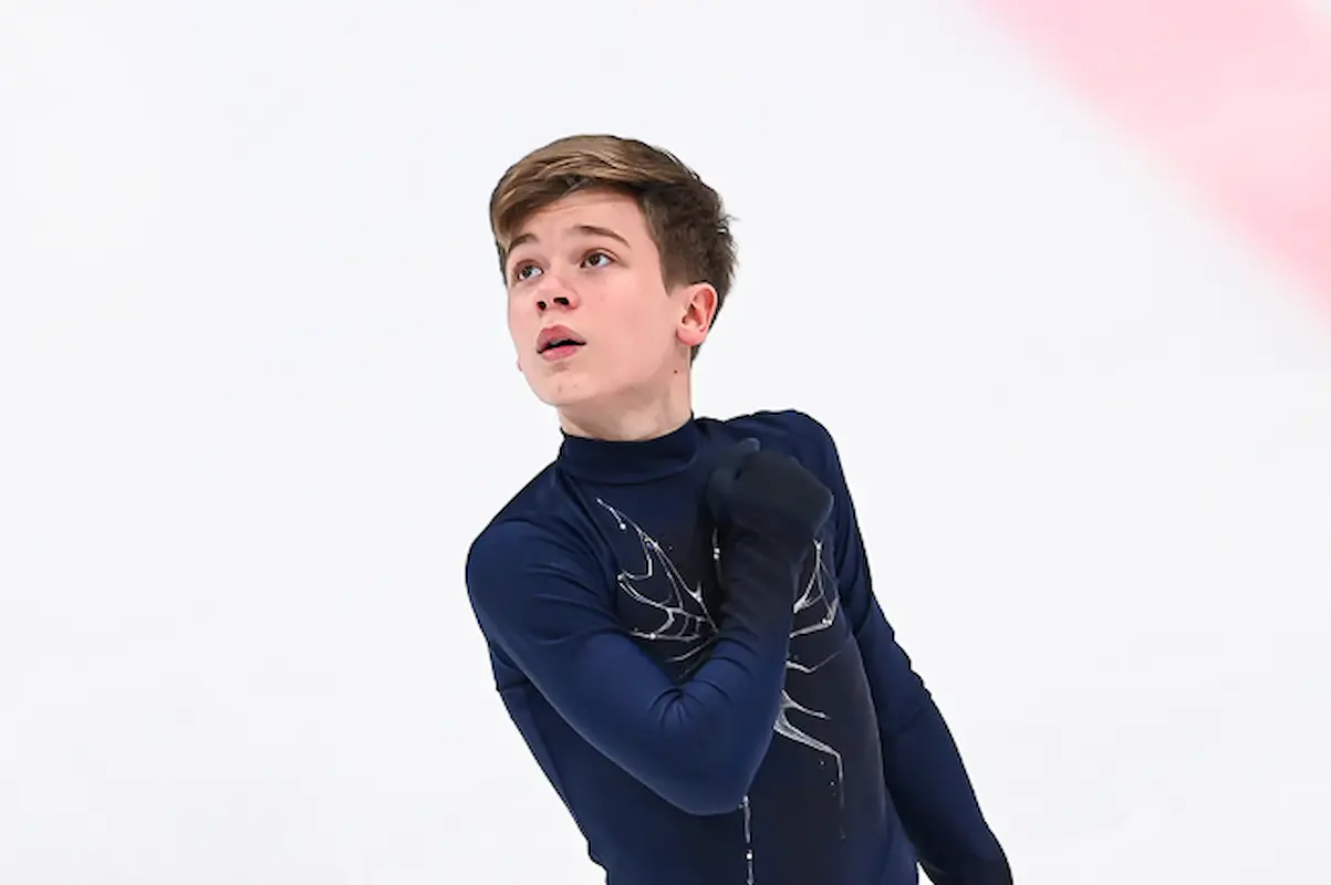Lev Lazarev - Eiskunstläufer, Kurzprogramm beim Junior Grand Prix Moskau 1-2025