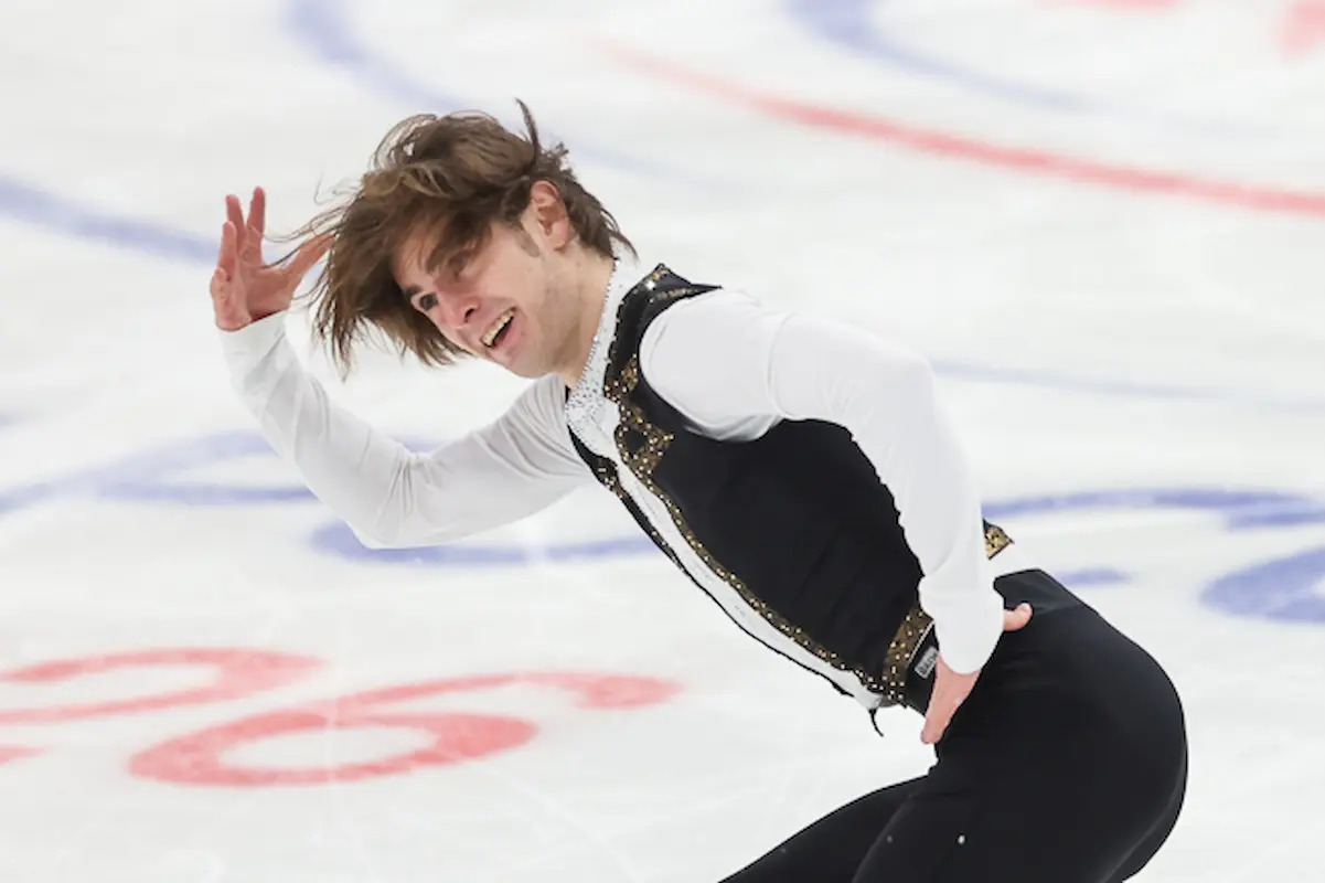 Mark Kondratiuk beim Grand Prix Eiskunstlauf Magnitogorsk 2025, Kurzprogramm