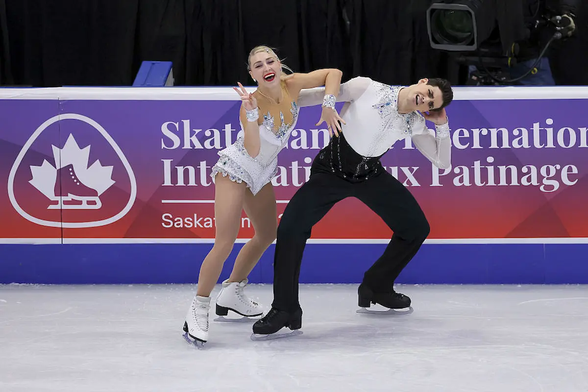 Piper Gilles - Paul Poirier aus Kanada im Rhythm Dance beim ISU Grand Prix Skate Canada 2025