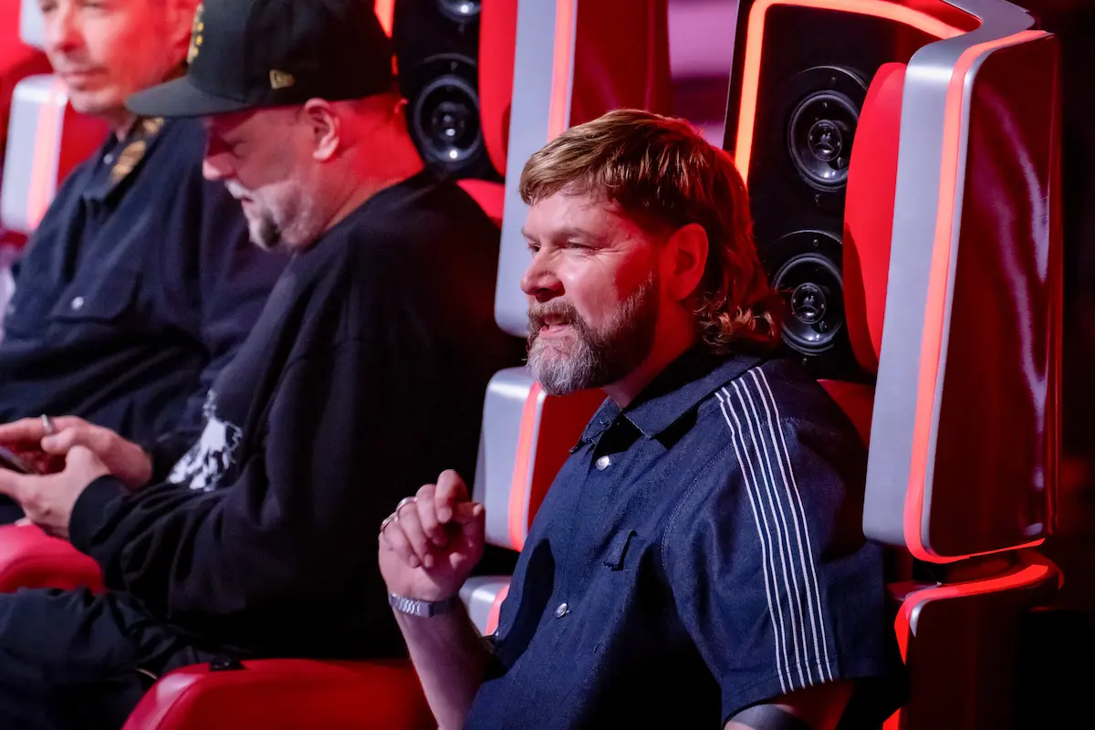 The Voice of Germany 16. Oktober 2025 Talente, Songs, Entscheidungen - hier im Bild die Coaches Rea Garvey sowie die Fantas Smudo und Michi Beck