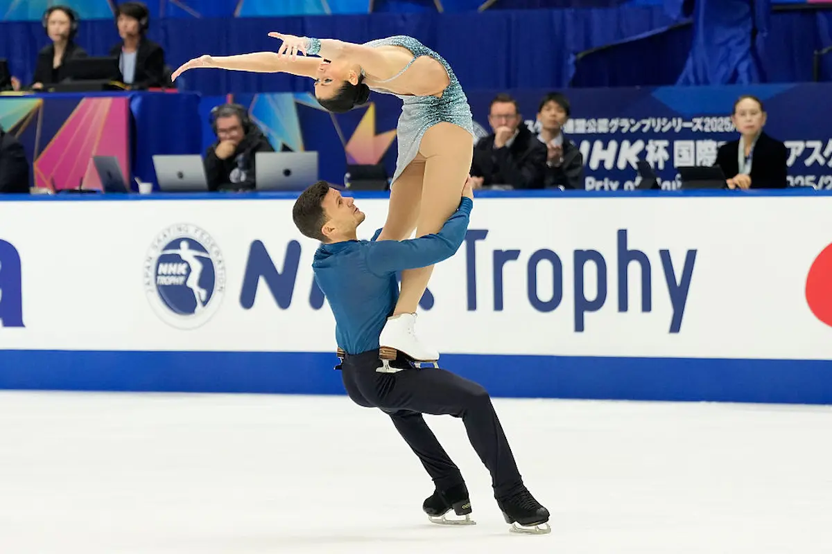 Charlene Guignard - Marco Fabbri im Free Dance beim ISU Grand Prix Japan 2025 - NHK Trophy