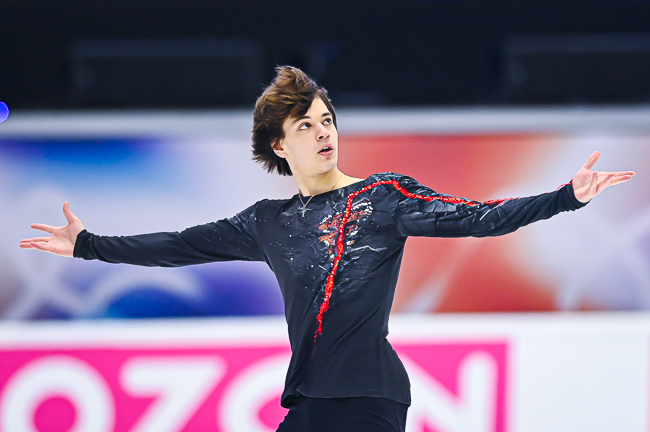 Grand Prix Eiskunstlauf Russland Omsk 22.–23. November 2025 Ergebnisse, Zeitplan, Übertragungen - hier im Bild Vladislav Dikidzhi