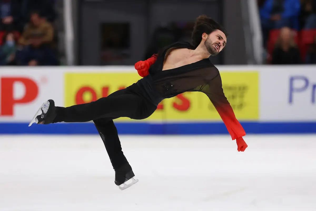 Kevin Aymoz aus Frankreich - Sieger beim ISU Grand Prix Skate America 2025
