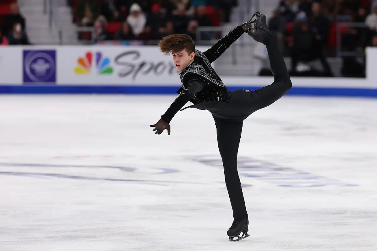 Mikhail Shaidorov bei Skate America 2025 - ISU Grand Prix Lake Placid 2025