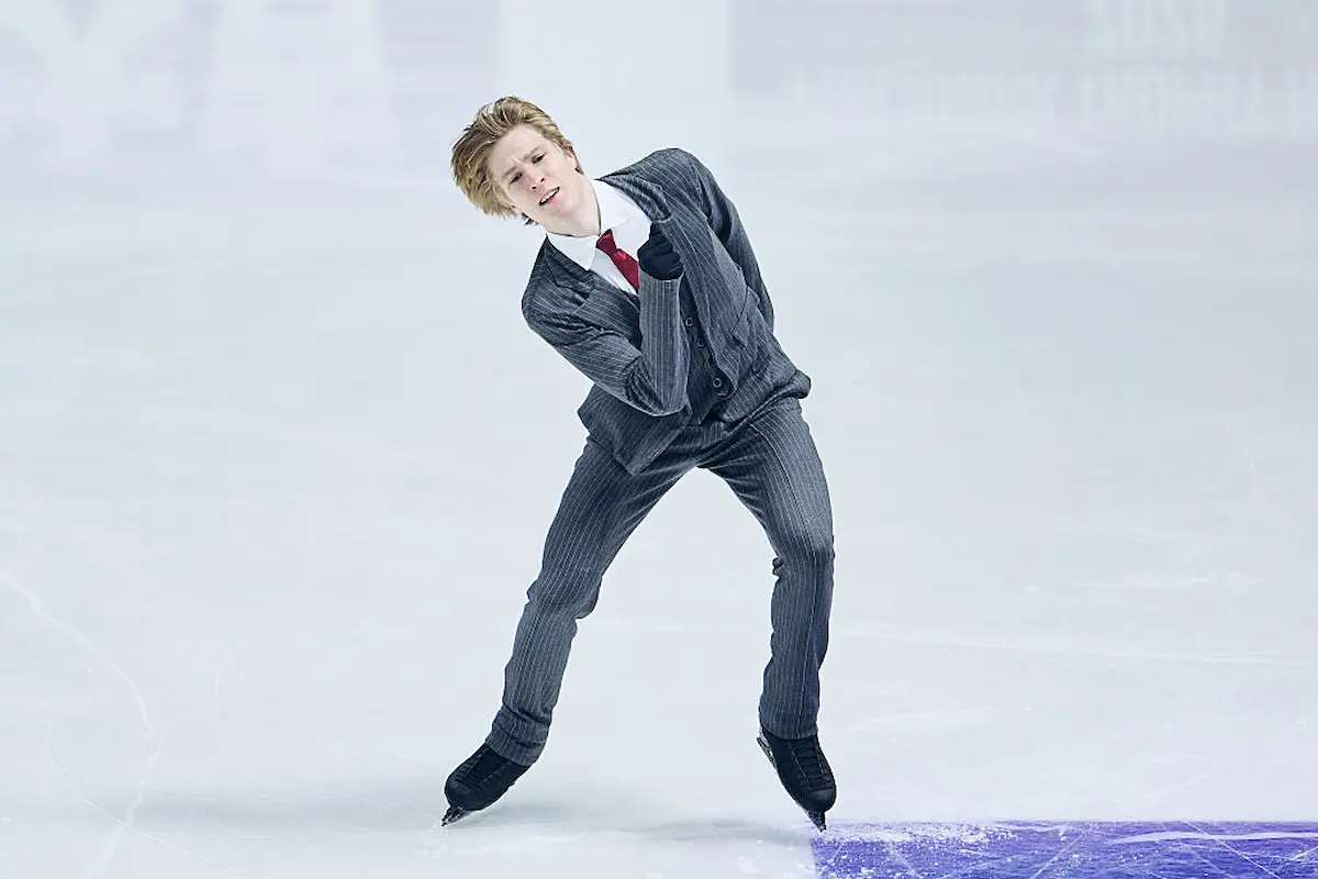 Stephen Gogolev aus Kanada - Kurzprogramm beim ISU Grand Prix Finlandia Trophy 2025
